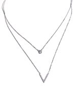 Collana Stocco Gioielli Donna in Argento Zircone ACS 343 - ACS 343